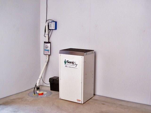 basement dehumidifier