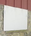 head-on view of one of our doors installed in Troy for crawl spaces