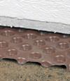 crawl space insulation installed in West Chester over our extra large drainage matting