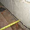 Foundation wall separating from the floor in Miamisburg home
