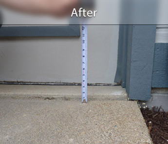 Cincinnati concrete walkway repair & leveling