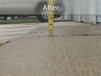 Repairing driveway with concrete leveling in OH and IN