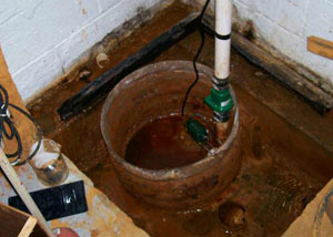 Extreme clogging and rust in a Guilford, IN sump pump system
