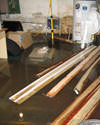 A wet basement in Hamilton