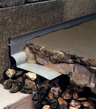 a custom designed basement drain system for thin basement floors in Lebanon.