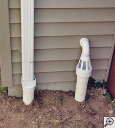 No-freeze basement drain discharge line in Fort Michell, KY