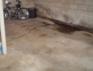 basement floor crack repair system in Ohio and Indiana