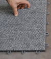 Interlocking carpeted floor tiles available in Loveland, Ohio and Indiana