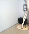 basement wall product and vapor barrier for Hamilton wet basements