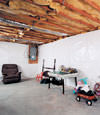 CleanSpace® basement wall vapor barrier installed in Englewood