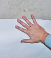 closeup of a plastic basement wall covering on concrete in Englewood