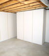 Fiberglass insulated basement wall system in Independence, KY, OH and IN